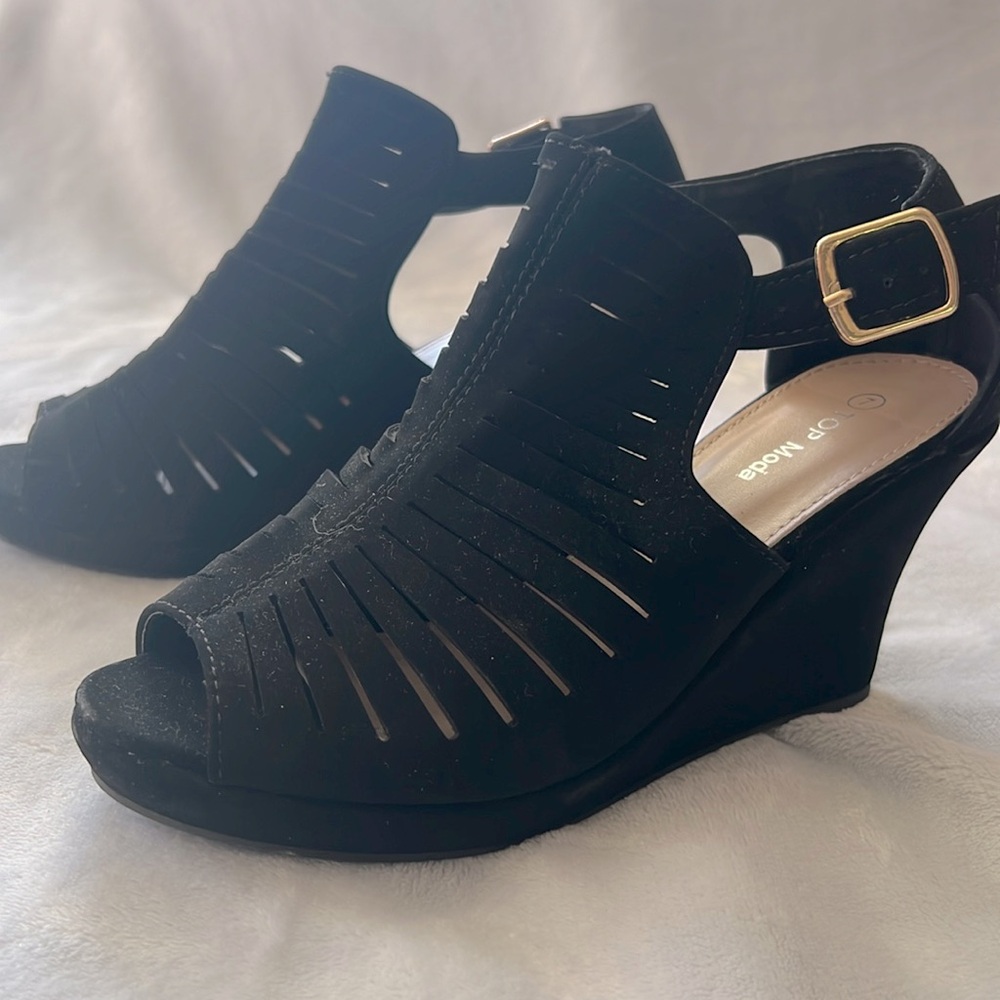 Top Moda Women’s Gladiator Open Toe Wedges